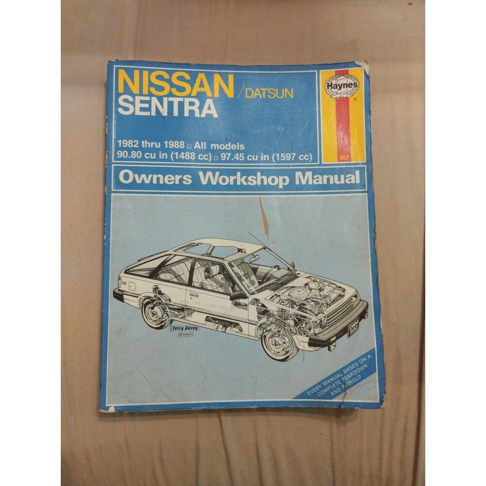 Haynes Repair Manual #982 Nissan/Datsun Sentra 1982-1988